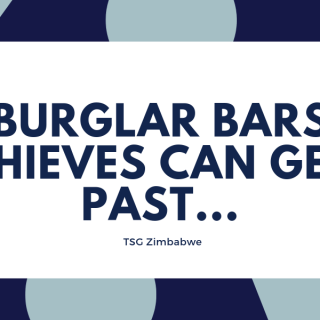 Burglar proof burglar bars