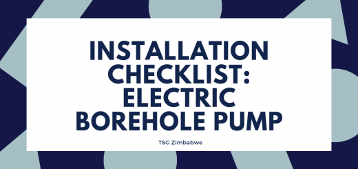 borehole installation checklist