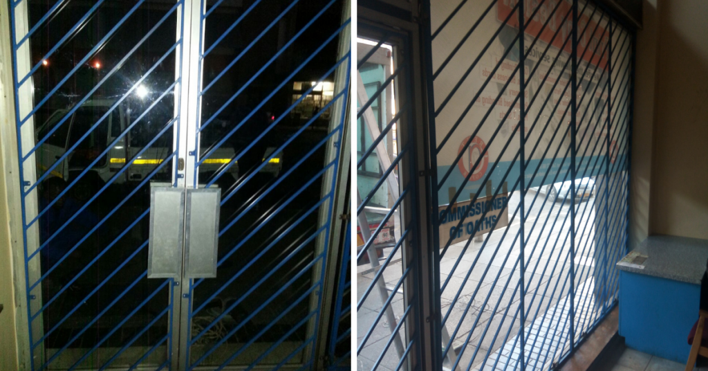 Burglar bars & screens Supply & installation TSG Projects Zimbabwe