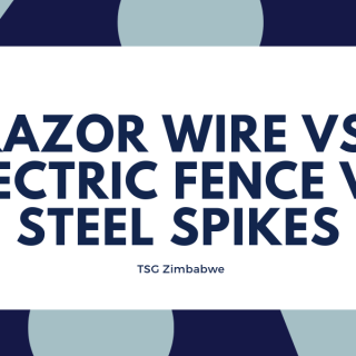 razor wire electric fence spikes