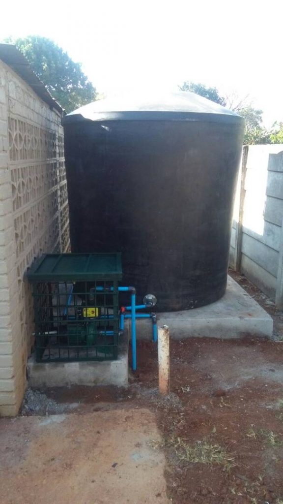 Booster pump & water tank