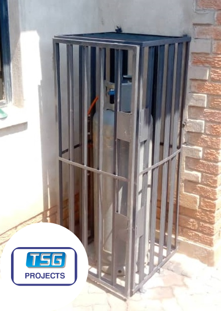 steel gas cylinder cage