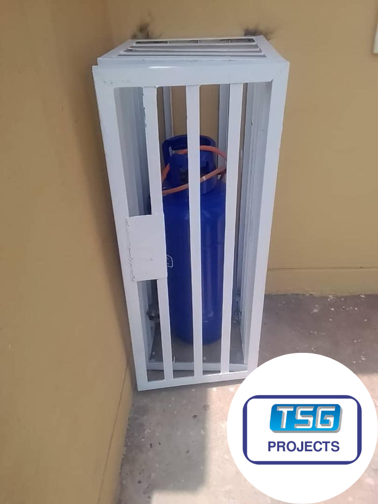 steel gas tank cage