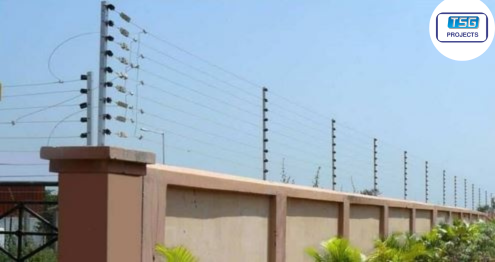 electric fence on wall
